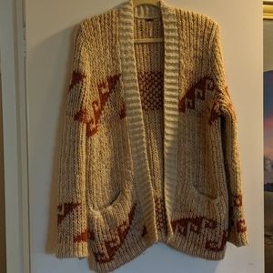 free people wool knit cardigan